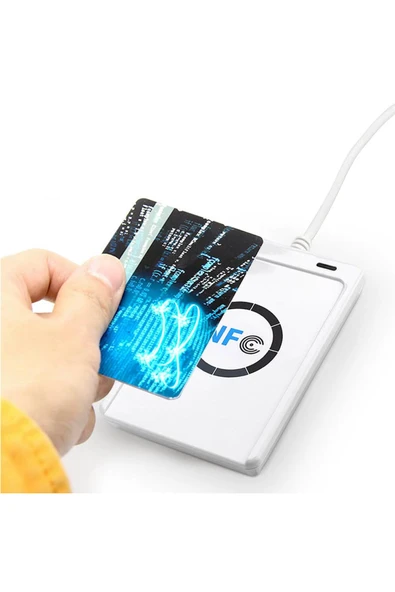 ROBİZ ACR122U 13.56Mhz Rfid Okuyucu Yazıcı Usb Kopyalayıcı Nfc Manyetik Kart Anahtarlık Etiket Okuyucu - Resim 7