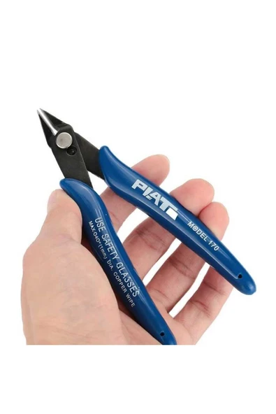 Plato 170 Yan Keski Elektronikçi Tipi Mini Kesici Soyucu Tel Kes - 2
