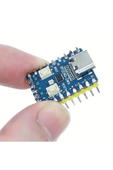 ARS Robotechnicals Raspberry Pi Zero RP2040 Dual Core 133Mhz 2Mb Modül Arm Cortex-M0+ 264Kb Type C Mini Bilgisayar - 4