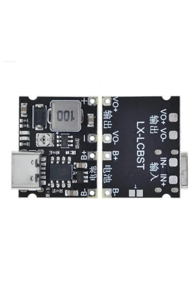ROBİZ TP4056 18650 Lityum Pil Şarj Modül Type C Ayarlı Voltaj Yükseltici Lion Batarya Akü DC 3.7V to 28V - Resim 4