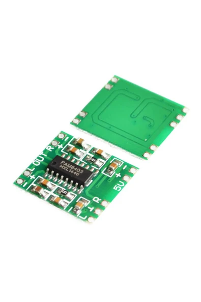 ROBİZ Pam8403 Mini Ses Yükseltici Class D 2x3w Amfi Kartı Stereo Dijital Amfilikatör Müzik - 6