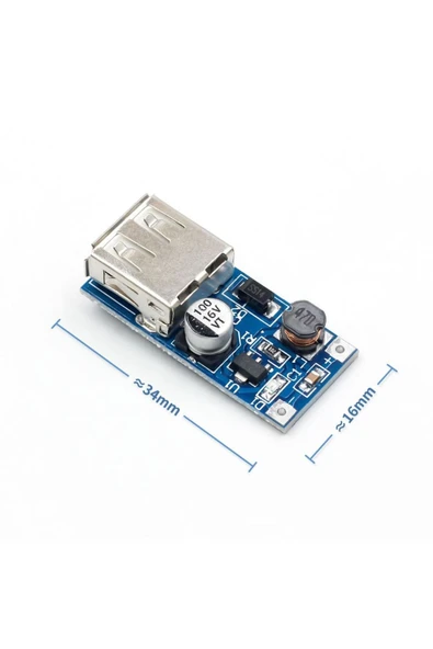 ROBİZ Dc Usb 5v 600ma Voltaj Yükseltici Modül Dc-dc Usb Step Up Boost 0.9v/5v Dc Güç Kaynağı Yüksek Verim
