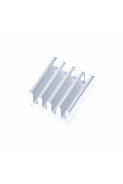 ROBİZ 3 Adet Aluminyum Metal Soğutucu Blok Raspberry Pi Termal Etiket Gümüş Renk Radyatör Amfi Led - 5