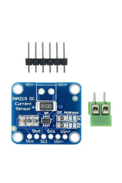 ROBİZ INA219 Dc Voltaj Akım Güç İzleme Sensör Modülü  Çift Yönlü 26V 3A IIC Haberleşme Yüksek Hassasiyet