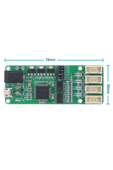 Alkatronik FTDI FT4232HL USB to 4 Kanal TTL UART UyumluÇevirici  RS232 Seri Port Haberleşme Arduino Mcu Uydu Al - Resim 5
