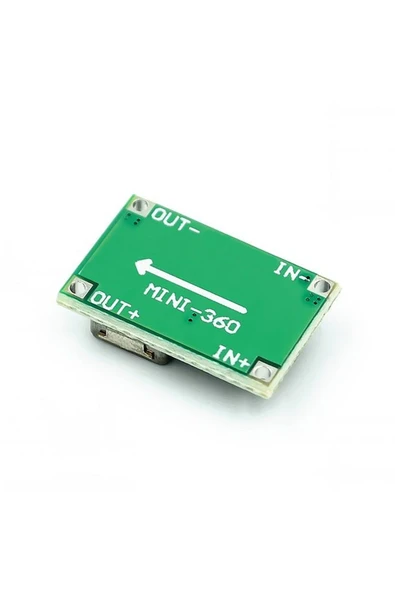 ROBİZ Mini-360 Voltaj Düşürücü Modül Güç Kaynağı Ayarlanabilir Voltaj Çıkışı 1V/ 17V Rc Uçak Araba - Resim 8
