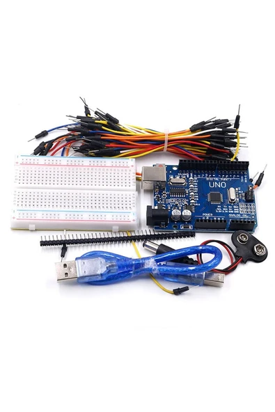 ROBA Arduino Uno R3 Başlangıç Seti 70 Parça Breadboard Pil Kablo - Resim 6