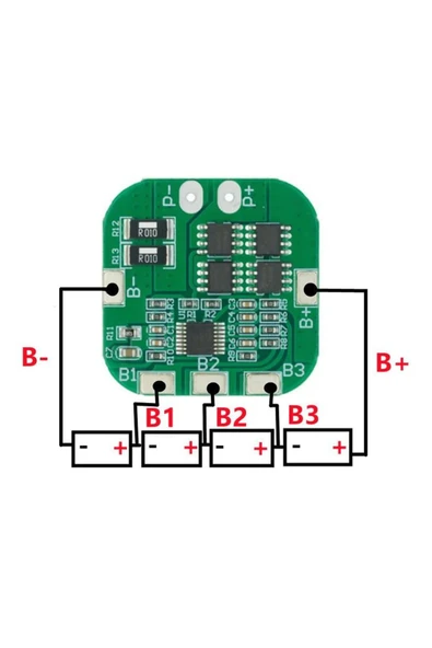 ARS Robotechnicals 4s 20a Lityum Batarya Bms Koruma Kartı Pil Li-ion 18650 16.8v 2 ürün görseli