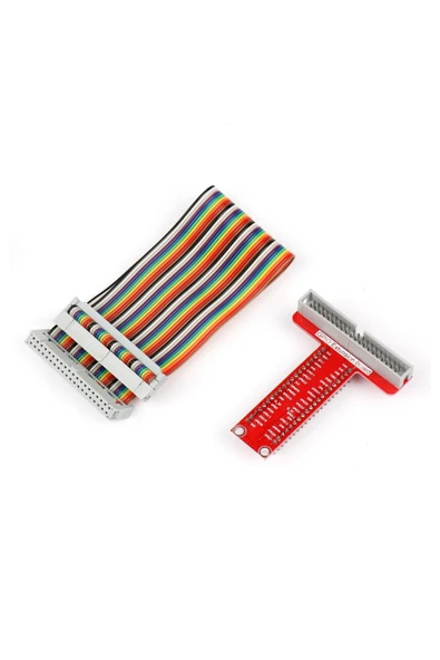 ROBİZ Raspberry Pi T Genişleme Kartı + 40 Pin Ribbon Kablo3b+ 4b 2 Model B B+ A+ Zero T-cobbler - Resim 4
