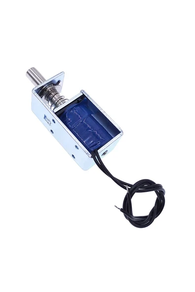 ROBİZ Tau-s0837dl-d Solenoid Kilit Dc 12v 1a 12w 15n Selenoid Elektrikli Manyetik Kapı Depo Kabin Kasa - Resim 3