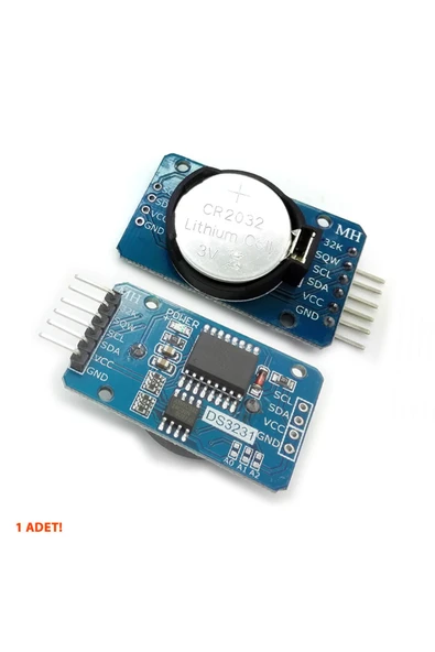 ROBİZ DS3231 RTC Gerçek Zaman Saat Modülü Mini IIC Gerçek Zaman Saniye Dakika Saat Gün Ay Yıl Tarih - 3