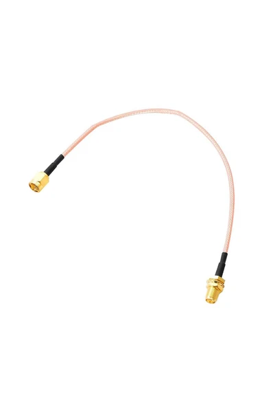 ROBİZ RG316 20cm Sma Erkek to Sma Dişi Kablo RF Uzatma Kablosu Altın Kaplama Soket 0-6GHz Wi-Fi Anten Fpv - 6