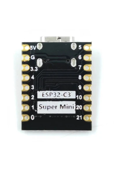 ROBİZ ESP32 C3 Super Mini Geliştirme Kartı Wifi Bluetooth Type-C Usb 160Mhz 4MB Flash 400kb PSRam - Resim 3