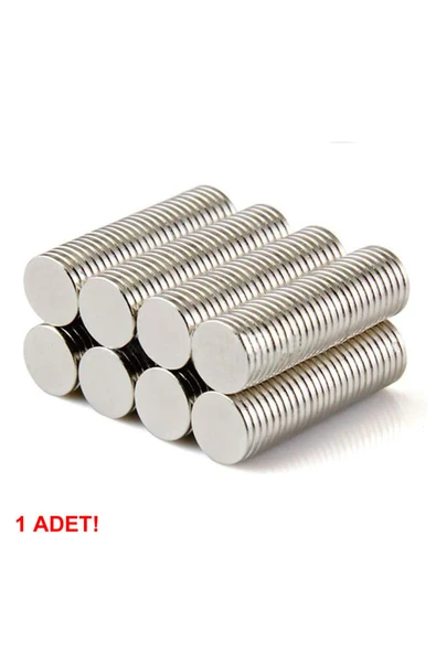 ROBİZ 4 Adet 12mm x 1.5mm Yuvarlak Mıknatıs Disk Neodyum Buzdolabı Ofis Yazı Not Tahtası Ev Hobi Oyuncak - Resim 7