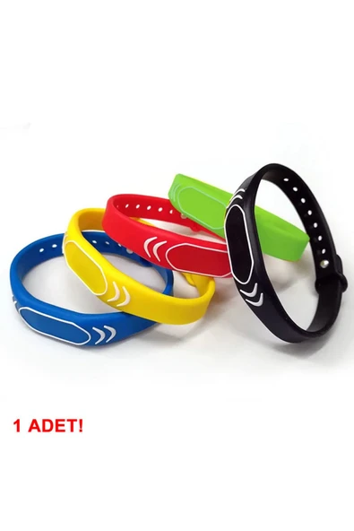 ROBİZ 125KHZ RFID Rfid Manyetik Bileklik Su geçirmez Silikon Proximity Göstergeç - Resim 5