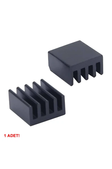 ROBİZ 8.8mm X 8.8mm X 5mm Alüminyum Metal Soğutucu Blok Radyatör Amfi Led Entegre Transistor Vga Ram - Resim 6