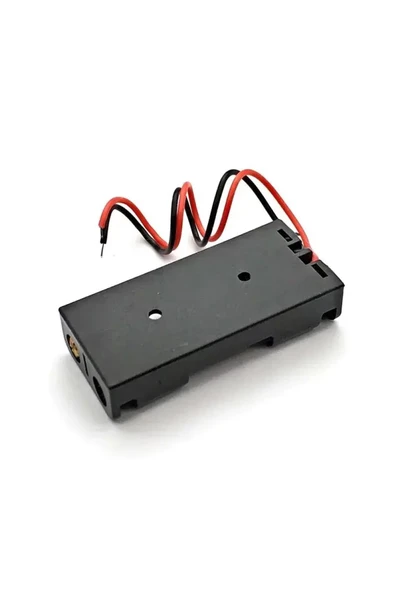 ARS Robotechnicals AAA Pil Kutusu Yuvası İnce Küçük Tip 2 Adet 1.5V Pil Toplam 3V Plasitk Pil Tutucu 14cm Kablo - Resim 6