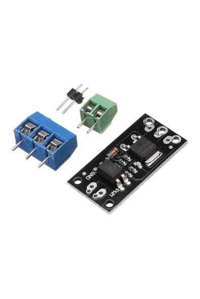 ROBİZ AOD4184 Mosfet Sürücü Modül  Optokuplör izolasyon 40V 50A 50W Pwm Hız Kontrol Motor Selenoid Valf - Resim 5