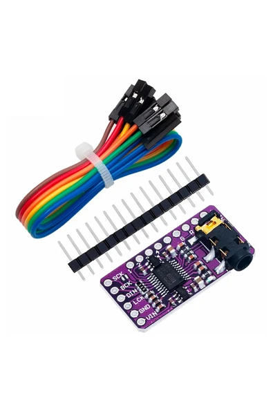 ROBİZ PCM5102A DAC Modül IIS Ses Kartı Müzik Üretici Dijital Analog Dönüştürücü Raspberry Pi Esp32 - Resim 6