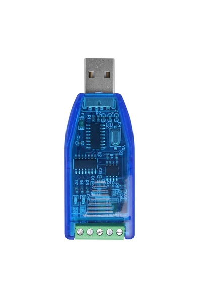 Alkatronik USB to RS232 + RS485 Modül Kutulu Endüstriyel Tip Seri Port Sinyal Çevirici Haberleşme Otomasyon - Resim 3