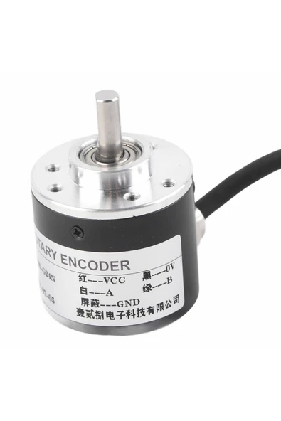 Alkatronik E38S6G5-1000Z-G24N 1000 Pals Optik Enkoder DC 5V/24V Rotary Döner Encoder AB 2 Fazlı Motor Dönme Hı - 2