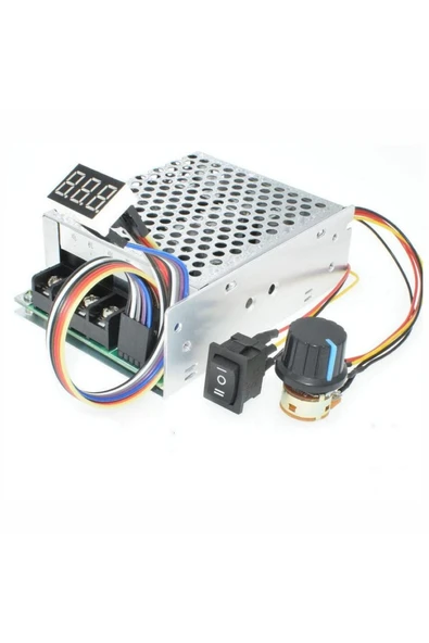 ROBİZ 55v 60a Ayarlanabilir Dc Motor Hız Kontrol Devresi Potansimetre Kontrol Yön Kontrol Anahtarı Led Hız - Resim 2