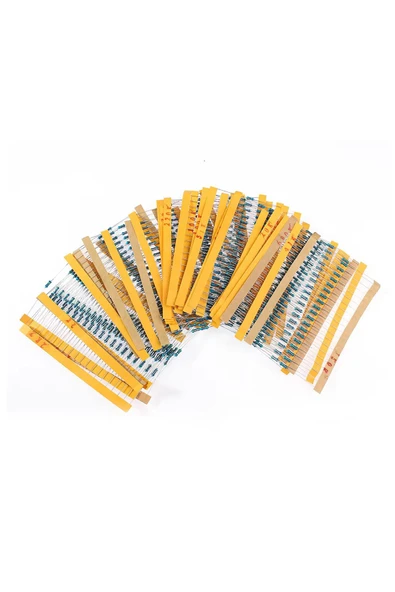 ROBİZ Kutulu 600 Parça Direnç Seti  10ohm / 1Mohm 30 Farklı Tip 20şer Adet Metal Film Dip Direnç 1% 1/4W - Resim 6