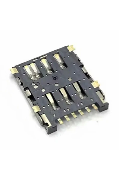 ROBİZ Nano Sim Kart Soket Micro 6 Pin Açılabilir Kilitli Kapak Gsm Akıllı Saat Apple Iphone Cep Telefonu - 4