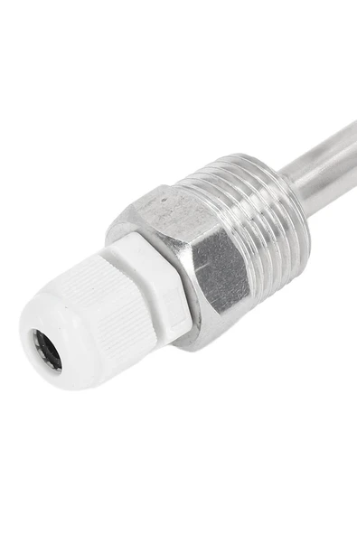 ROBİZ Metal Sensör Probu 100mm Çelik Kılıf Kutu Sıcaklık Isı Termo Tüp Boru D818b20 Ntc Lm35 PT100 - Resim 5