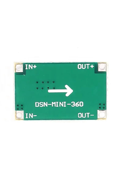 ROBİZ Mini-360 Voltaj Düşürücü Modül Güç Kaynağı Ayarlanabilir Voltaj Çıkışı 1V/ 17V Rc Uçak Araba - Resim 3