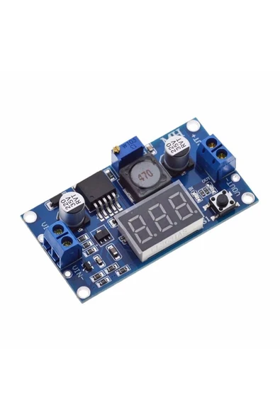 CNL Voltmetreli Lm2596 Ayarlı Modül Ayarlanabilir 3a Güç Kaynağı - 1