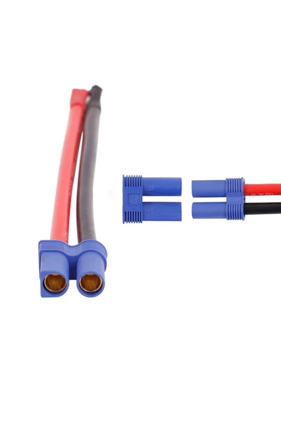 ROBİZ Ec5 Dişi Erkek Konnektör Çifti 5mm Altın Banana Tip 100a Rc Lipo Pil Batarya Akü Bağlantı Soketi - 7