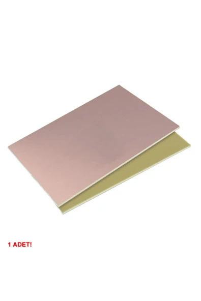ROBİZ 20x30cm Tek Yüz Bakır Plaket Pcb Elektronik Baskı Devre Prototip Test Deney Deneme Kartı FR4 Levha - Resim 3