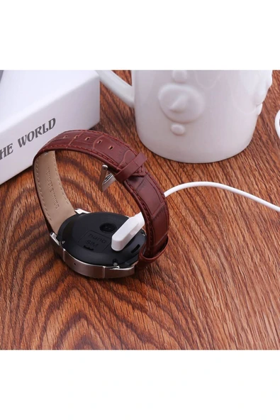 ROBAL Usb 4 Pin Pogo Kablo Akıllı Saat Manyetik Sabitleyici Şarj Kablosu Gt88 Gt68 Kw08 Kw18 Kw88 Kw98 - 7