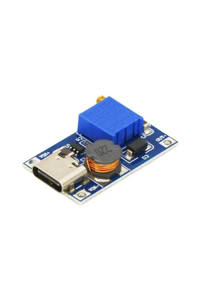 ROBİZ Mt3608 2a Dc-dc Voltaj Yükseltici Güç Modülü Type-c Soketli ürün görseli