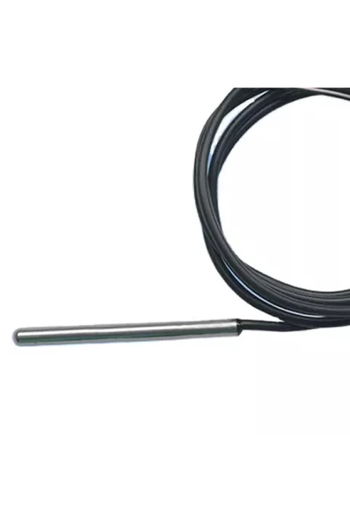 ROBİZ Çelik Sensör Başlığı 6x100mm Kılıf Sıcaklık Isı Sensör Kutusu Metal Tüp Boru D818b20 Ntc Lm35 - Resim 4