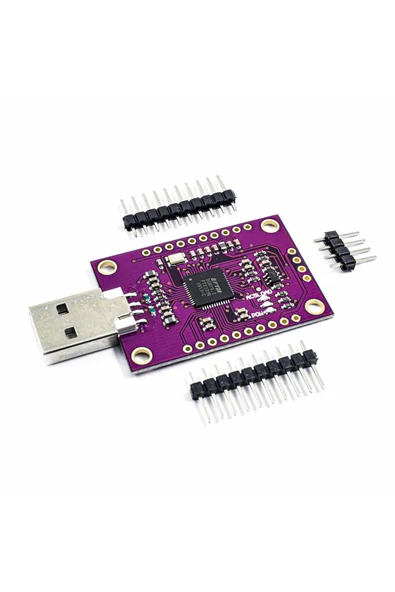 ROBİZ FTDI FT232HQ USB Çevirici Modül  Uart Rs232 Rs485 Jtag Flash Card Fifo SPI I2C MPSSE 8051 Mcu Fpga - Resim 5