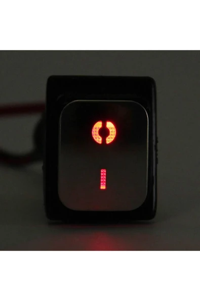 ROBİZ 30a 250v On-off Anahtar Yüksek Akım Kcd4 4 Pin Buton Ip67 Su Geçirmez Led Işıklı Rocker Switch - Resim 8