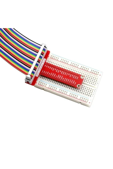 ROBİZ Raspberry Pi T Genişleme Kartı + 40 Pin Ribbon Kablo3b+ 4b 2 Model B B+ A+ Zero T-cobbler - Resim 7