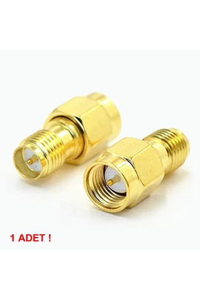 ROBİZ Sma Erkek To Rp Sma Dişi Adaptör Soket Altın Kaplama Soket 0-6ghz Rf Wi-fi Anten Fpv Lora Helium - 4