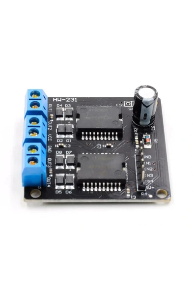 ROBA Dual Mc33886 Motor Sürücü Modül 40v 5a Akıllı Robot Araba - Resim 2