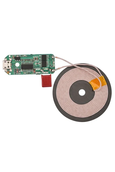 Alkatronik Kablosuz Şarj Modülü 10W 2A Mobil Akıllı Telefon Oyuncak Pil Şarj Transmiter Micro Usb ürün görseli