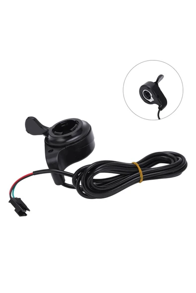 ROBİZ Elektrikli Bisiklet Gaz Kolu Scooter Motor Baş Parmak Hız Kontrol Ekransız Aksesuar Parça 23mm
