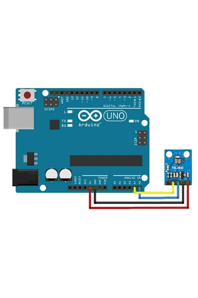 ROBİZ GY-2561 TSL2561 Kızılötesi ve Görünür Işık Sensör Modülü Infrared Ir 40000 Lümen Parlaklık Aydınlık - Resim 8