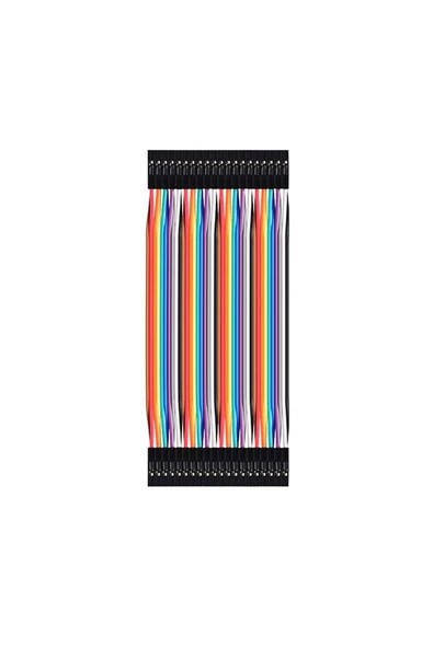 ROBİZ 10cm 40 Pin Dişi Dişi Dupont Kablo Breadboard Jumper Ayrılabilir - 8