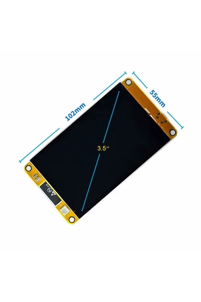 Alkatronik ESP32-48S035 3.5 inch Kapasitif Dokunmatik Tft Lcd Modül 320x480 Pixel Rgb Led Ldr Usb Uart IO Sens - Resim 2