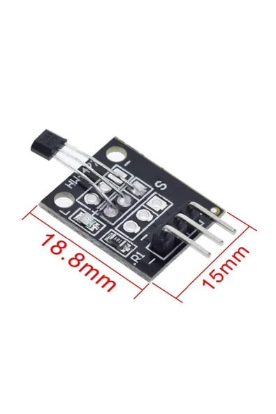 ARS Robotechnicals Manyetik Alan Algılayıcı Hall Effect Sensörü Ky-003 4.5v To 24v - Resim 8