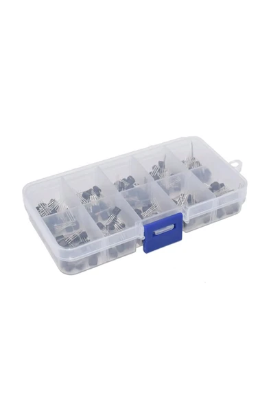 ROBİZ 200 Adet Transistör Seti Kutulu 10 Tip Npn Pnp To-92 Bc327 Bc337 Bc517 Bc547 Bc548 Bc549 Bc550 - Resim 6