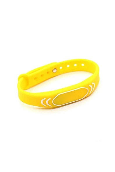 ROBİZ 125Khz Rfid Manyetik Bileklik Sarı Su Geçirmez Silikon Proximity Göstergeç 125 Khz Kapı Geçiş Takip - Resim 5