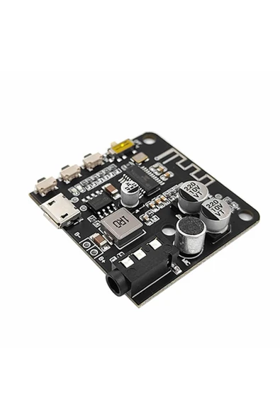 ROBİZ Bluetooth 5 Pro Kablosuz Ses Çalma Modülü Mikrofon Giriş Stereo Müzik Mp3 3.7V Lityum Pil Batarya - 2